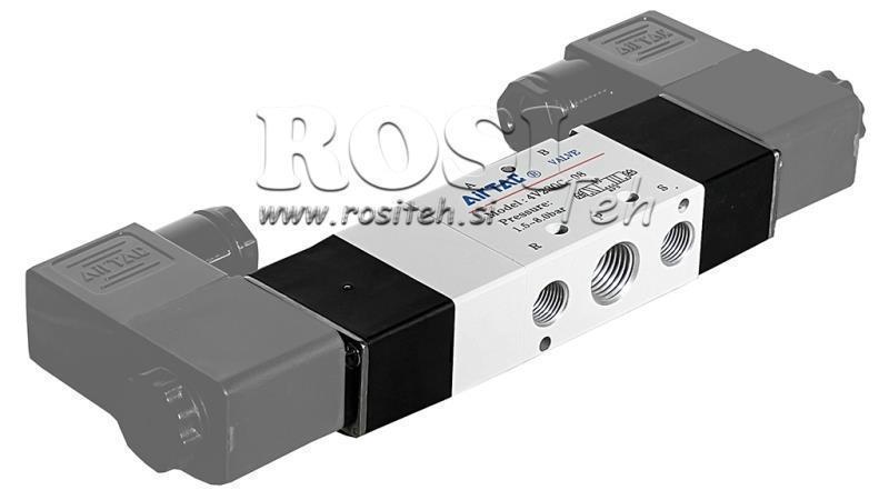 VANNE ÉLECTROPNEUMATIQUE 5/3 BISTABLE 1/8 PRT-0553-BCC