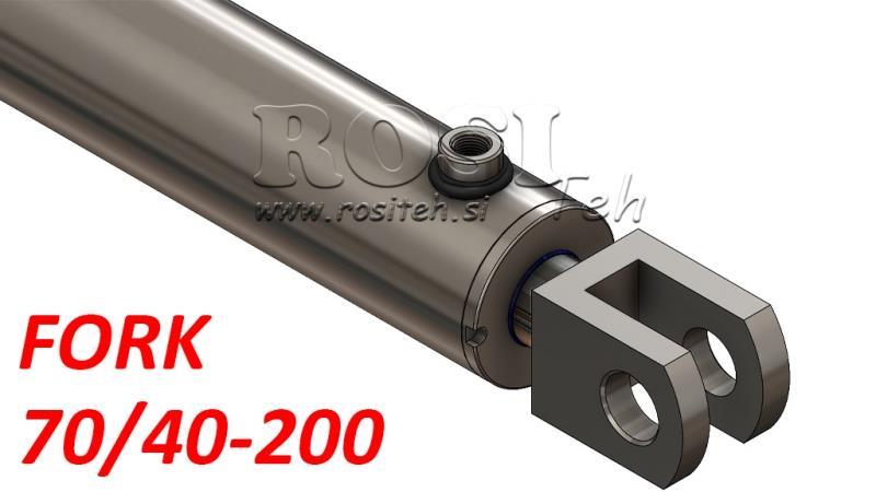 HYDRAULISK CYLINDER GAFLE 70/40-200
