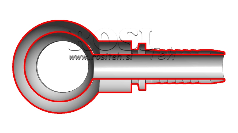 HIDRAVLIČNI PRIKLJUČEK RNR OČESNI DN25-1