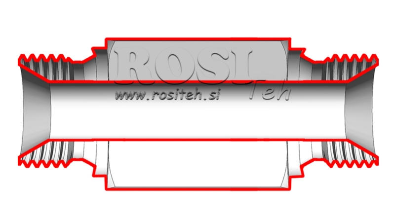 HIDRAVLIČNI ADAPTER MOŠKI-MOŠKI 3/8
