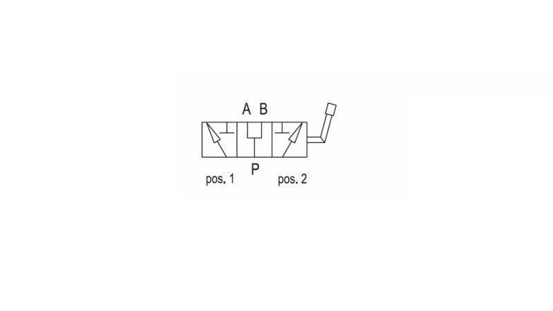 VALVOLA MANUALE A 3 VIE DF 3/8 - 35lit