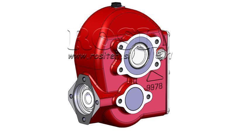 RIDUTTORE - MOLTIPLICATORE RT190 PER MOTORE IDRAULICO MP/MR/MS relazioni 10,2:1