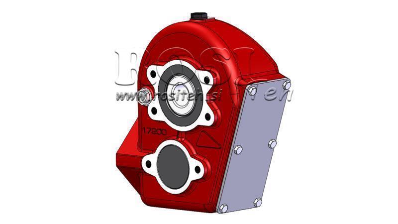 RIDUTTORE - MOLTIPLICATORE RT210 PER MOTORE IDRAULICO MP/MR/MS relazioni 16,4:1