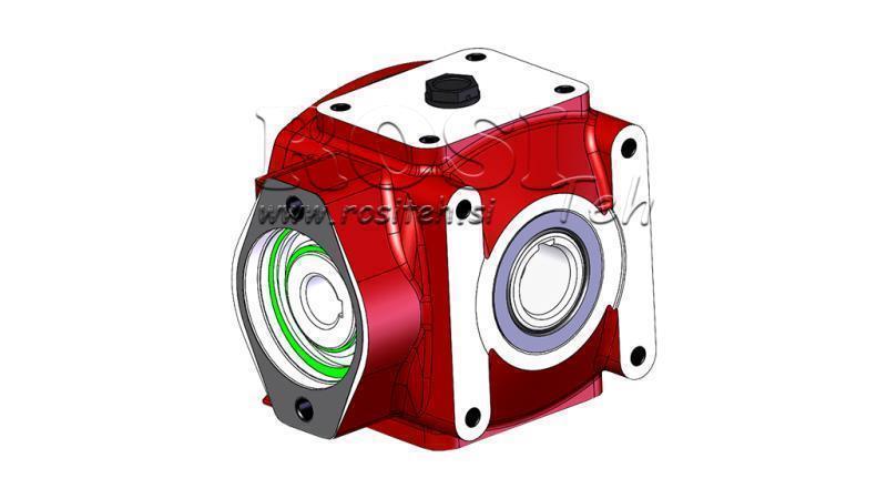 RIDUTTORE - MOLTIPLICATORE RT45 PER MOTORE IDRAULICO MP/MR relazioni 1,9:1