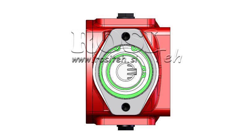 RIDUTTORE - MOLTIPLICATORE RT45 PER MOTORE IDRAULICO MP/MR relazioni 1,9:1