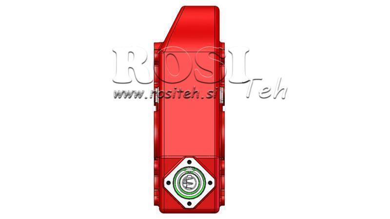 RIDUTTORE - MOLTIPLICATORE RT1000 PER MOTORE IDRAULICO MP/MR/MS relazioni 38,7:1