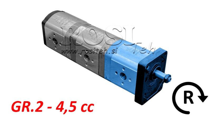 POMPE HYDRAULIQUE 20C4.5X067 AVANT GR.2 4.5 CC DROITE