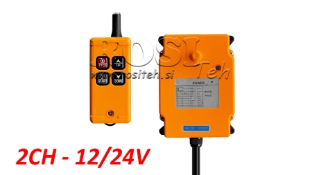 COMMANDER RADIO 2CH - 12/24V