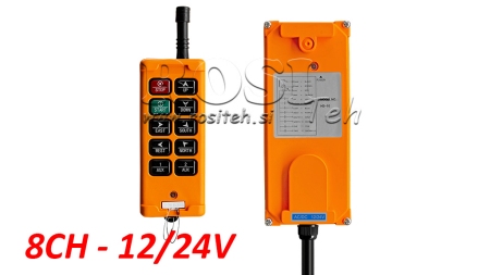 COMMANDER RADIO 8CH - 12/24V