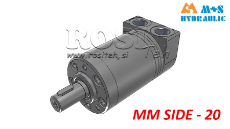 MOTEUR HYDRAULIQUE MM 20 -CÔTÉ