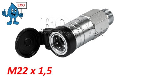 RACCORD RAPIDE TRACTEUR FEMELLE 3CFPV PUSH - PULL M22X1.5 - ECO