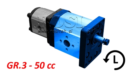 HYDRAULISK PUMPE 30A50X198 FØRSTE GR.3 GR.2 50 CC VENSTRE