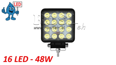 LED TYÖVALO - VALO 16 LED 48W 12V-24V