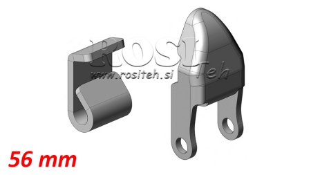 HENGSEL TIL AFTAGELIG C-FORM TRAILER 56MM