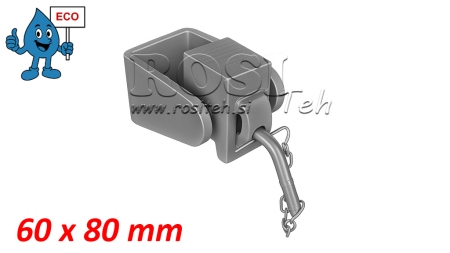 PORTEUR POUR CHARGEUR KIPER KESONA CHARIOT ÉLÉVATEUR 60x80mm éco