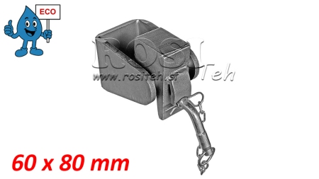 PORTEUR POUR CHARGEUR KIPER KESONA CHARIOT ÉLÉVATEUR 60x80mm éco
