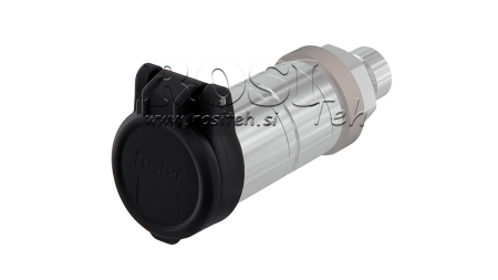 COUVERTURE PROTECTRICE NOIRE PVC COUPLAGE RAPIDE FEMELLE PUSH PULL