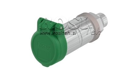 COUVERTURE PROTECTRICE VERTE PVC COUPLAGE RAPIDE FEMELLE PUSH PULL