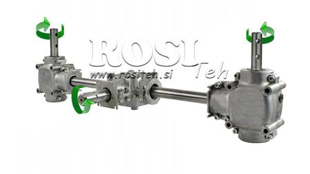 SET DI RIDUTTORI 1:1.35 (22HP-16kW) PER INGRANAGGIO TRIPLO L:770
