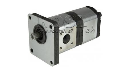 POMPE HYDRAULIQUE TRACTEUR - OEM 47129337 - CNH TLA 2WD 20 11 cc GAUCHE