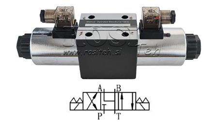 VALVOLA ELETTROMAGNETICA IDRAULICA KV-4/3 CETOP 5 12/24/230V N6
