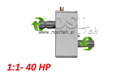 BOÎTE DE VITESSE DE TRACTEUR - INVERSION 1:1 (40HP-30KW) MALE-MALE