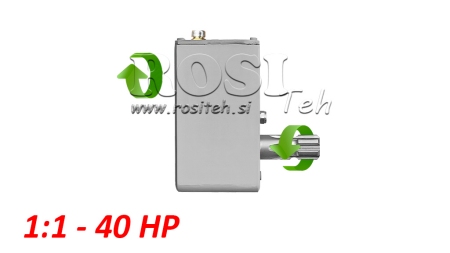 BOÎTE DE VITESSE DE TRACTEUR - INVERSION 1:1 (40HP-30KW) FEMELLE-MALE