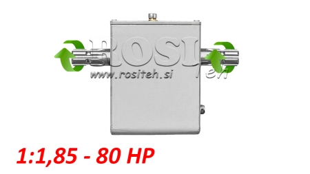 BOÎTE DE VITESSE DE TRACTEUR - 1:1.85 (80HP-60KW) MALE-MALE