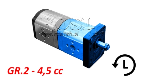 POMPE HYDRAULIQUE 20A4,5X067 AVANT GR.2 4.5 CC GAUCHE