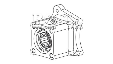 SORTIE POUR POMPE HYDRAULIQUE - MERCEDES 352-1