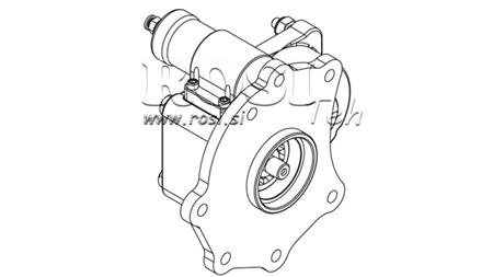 UITGANG VOOR HYDRAULISCHE POMP - MERCEDES ATEGO-2 - 7 GATEN