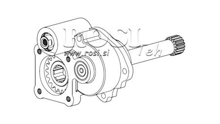 HYDRAULISCHE POMP - MERCEDES G3/65-90 UNIMOG