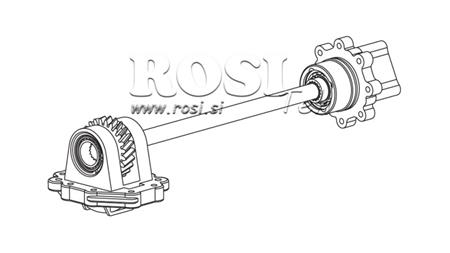 SORTIE POUR POMPE HYDRAULIQUE - SCANIA GRS 905