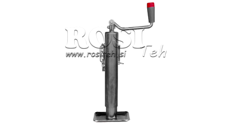 THREADED SUPPORT LEG WITH TUBE CONNECTION 1300 KG