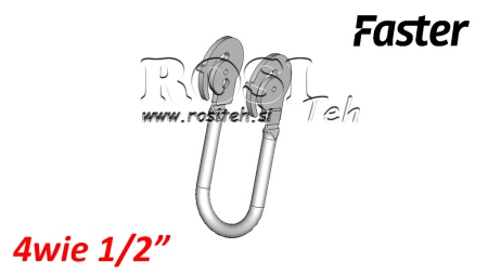 PÁKA PRE MULTI-FASTER 4CESTNÝ 1/2 PEVNÁ ČASŤ