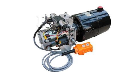AGGREGAT HYDRAULIQUE MINI 24V CC - 2.2kW = 2.1cc - 8 lit - assemblage à double direction (métal)