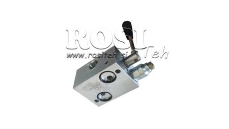 VANNE MANUELLE POUR HYDROMOTEUR MP-MR-MH CENTRE FERMÉ - 50lit