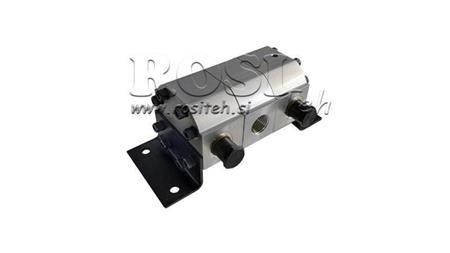 HYDRAULISCHE TANDPOMP STROOM 2/1 (4.5-9.5 lit - max.240bar) 2.1cc/SEG