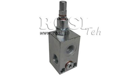 RÉGULATEUR DE PRESSION HYDRAULIQUE VMP 3/4 20-260 BAR