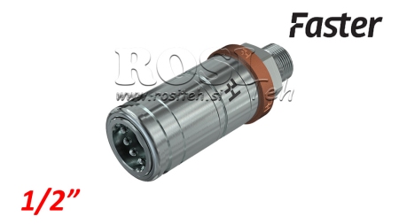 RACCORD RAPIDE TRACTEUR FEMELLE 3CFPV POUSSER - TIRER 1/2