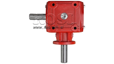 BOÎTE DE VITESSE ANGLE 1:1.56 (56HP-43KW)