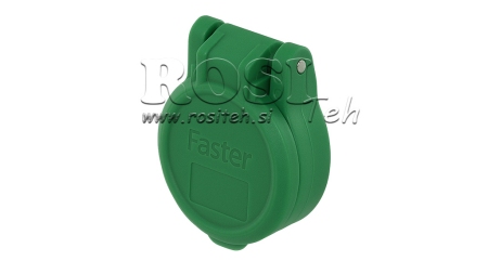 COUVERTURE PROTECTRICE VERTE PVC COUPLAGE RAPIDE FEMELLE PUSH PULL