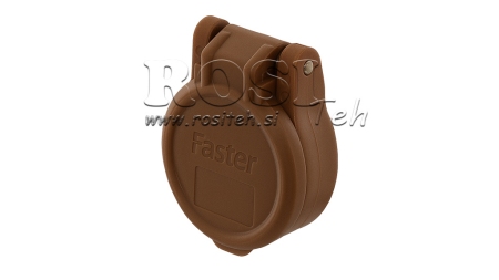 COUVERTURE PROTECTRICE MARRON PVC FEMELLE COUPLAGE RAPIDE PUSH PULL