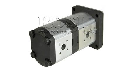 POMPE HYDRAULIQUE TRACTEUR - OEM 47129337 - CNH TLA 2WD 20 11 cc GAUCHE