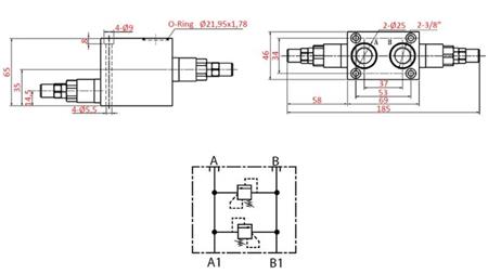 DOPPIA SICUREZZA PER VALVOLA YEAT-ASSEMBLY (AinB) 315 BAR