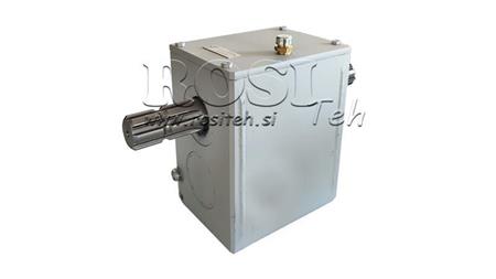 RÉDUCTEUR DE TRACTEUR - 1:1.85 (40HP-30kW) MALE-MALE