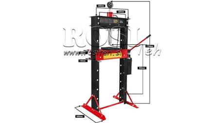 DIELŇA HYDRAULICKÝ LIS NA LOŽISKÁ 30T - dvojrýchlostný
