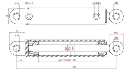 CILINDRO DI DIREZIONE IDRAULICO FIAT-NEW HOLLAND OEM-87521950, 47582858