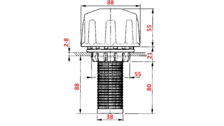FILTRI DI RIEMPIMENTO IDRAULICI PVC GRANDE