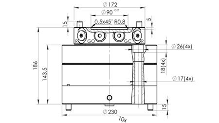 HYDRAULICKÝ ROTÁTOR CPR5-01 10000/5000 KG